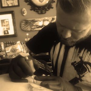 Chris Melzo Black Cat Tattoo Artist